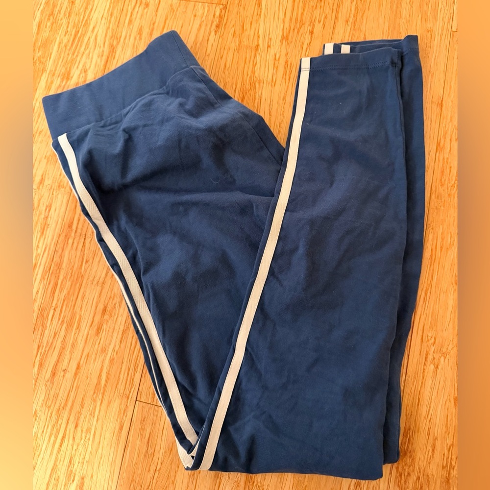 Adidas women's Ligjt Blue Track Pants - Side Stripe